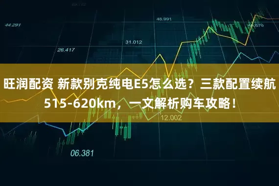 旺润配资 新款别克纯电E5怎么选？三款配置续航515-620km，一文解析购车攻略！